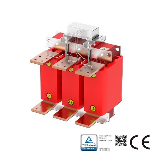 Фильтр DV/DT, номинальный ток 2300А, для двигателя мощностью 1200 кВт.